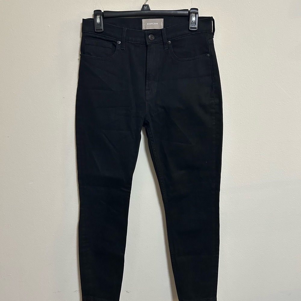 Everlane Black Skinny Jeans Modern Fit Sz 28 Ankle Cropped EUC